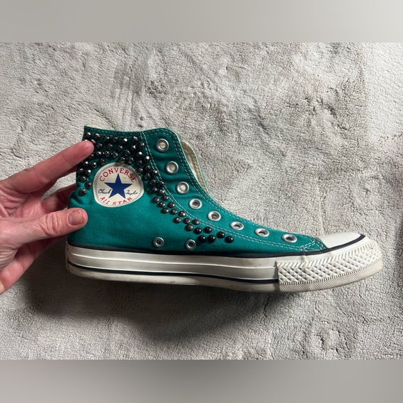 Converse Shoes - Converse Chuck Taylor All Star Gun metal
Rhinestone Womens 9 - send an offer!!